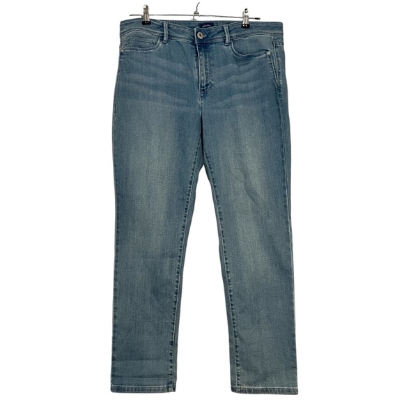 J. Jill Women's Blue Ankle & Cropped Jeans - Picture 2 of 9